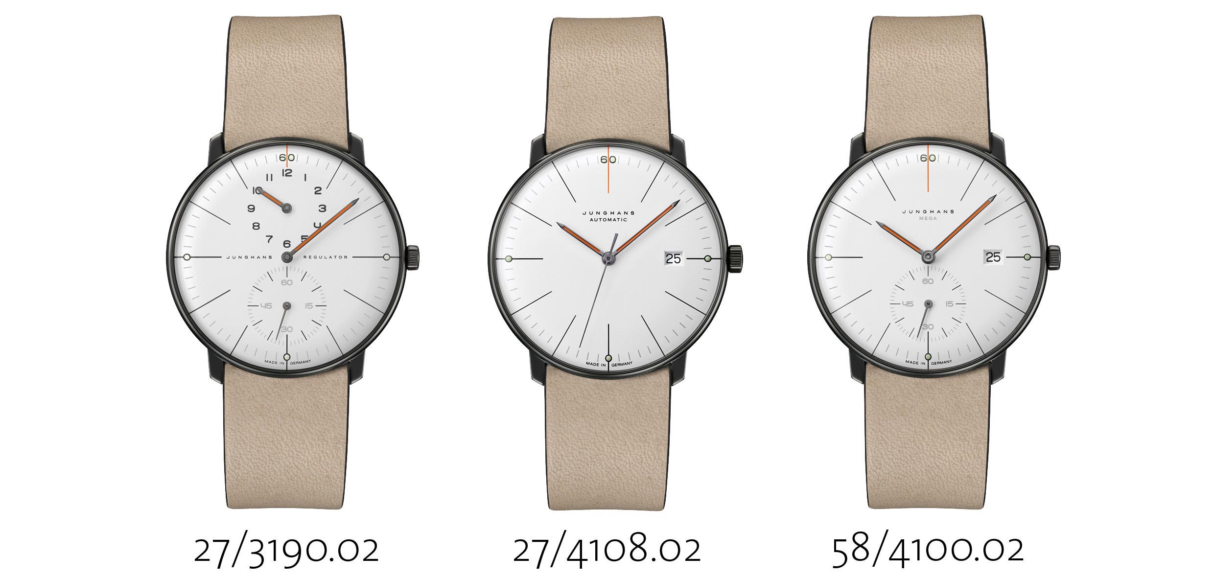 Junghans Max Bill automatic Bauhaus watch with classic minimalist design